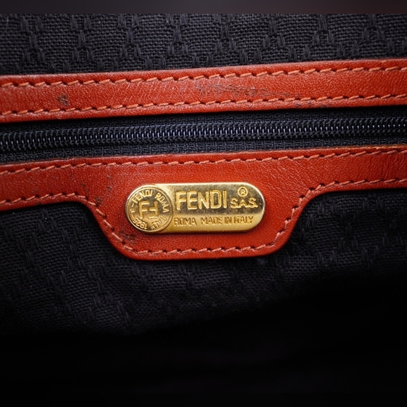 AG39❤️ Fendi Vintage Zucca Weekender - Picture 14 of 16
